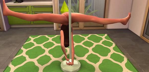  Horny Slut On The Stripper Pole